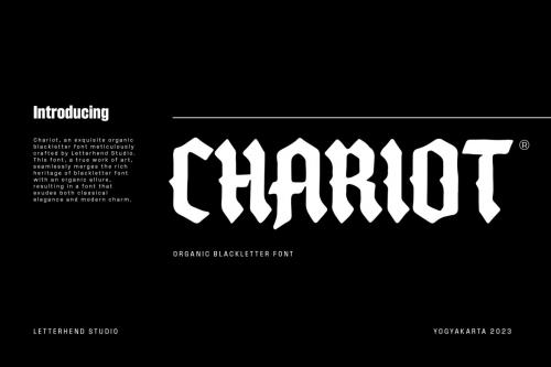 Deeezy - Chariot - Organic Blackletter