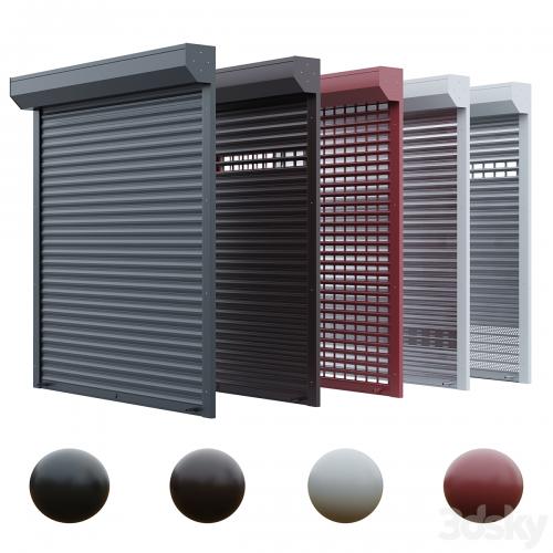 Roller shutter for garage