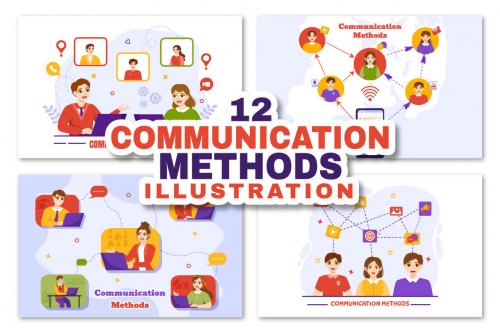 Deeezy - 12 Communication Methods Illustration