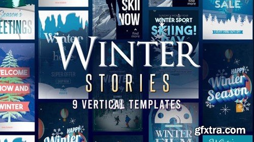 Videohive Winter Season Stories 49976159