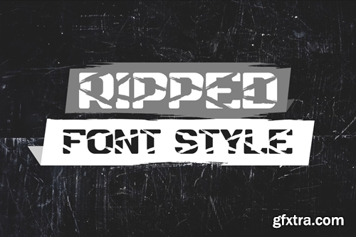 Paper Grunge - Ripped & Sport Font 3Y4RMQG