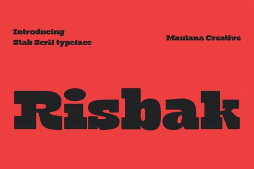 Deeezy - Risbak Slab Serif Typeface