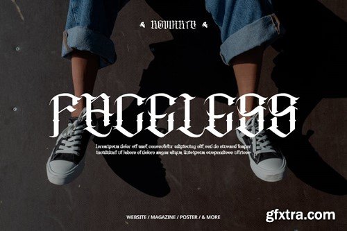 Smorens - Modern Blackletter Typeface Q5YVA9U