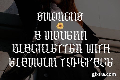 Smorens - Modern Blackletter Typeface Q5YVA9U