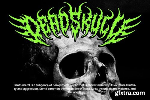 Magedon - Death Metal Font NM39HEJ