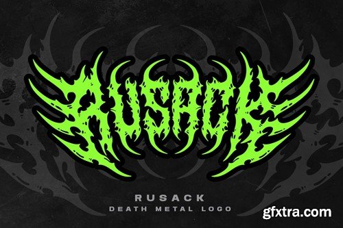 Magedon - Death Metal Font NM39HEJ