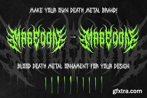 Magedon - Death Metal Font NM39HEJ