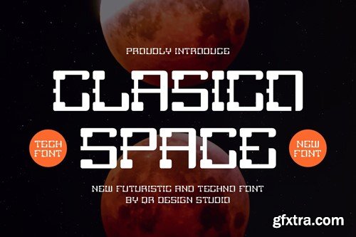 Clasico Space - Cyber & Tech Font YFLNTSR