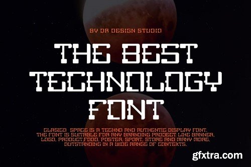 Clasico Space - Cyber & Tech Font YFLNTSR