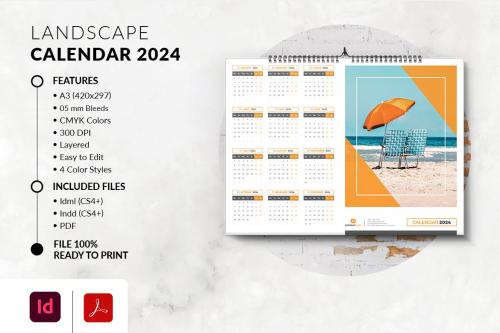 Landscape Calendar 2024