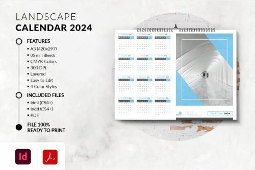 Landscape Calendar 2024