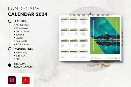 Landscape Calendar 2024