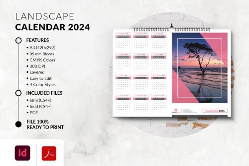 Landscape Calendar 2024