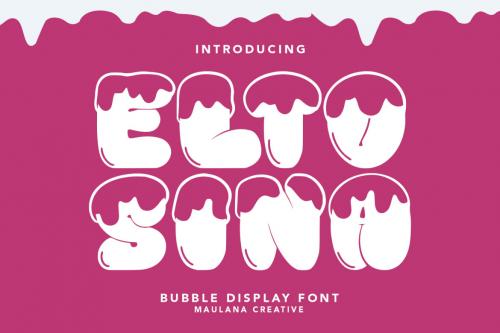 Deeezy - Eltosina Bubble Display Font