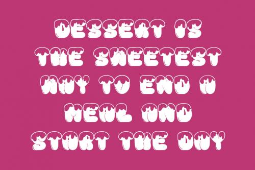 Deeezy - Eltosina Bubble Display Font