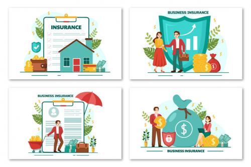 Deeezy - 12 Business Insurance Illustration