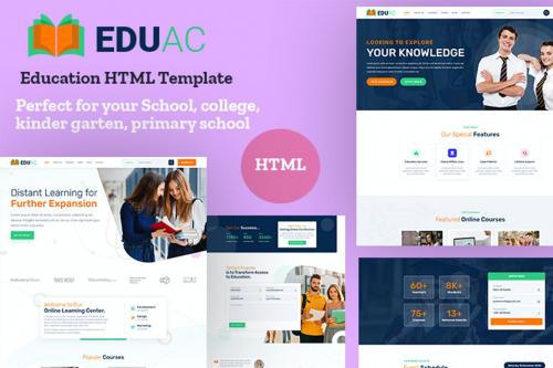 Eduac - Education & Online Course HTML Template