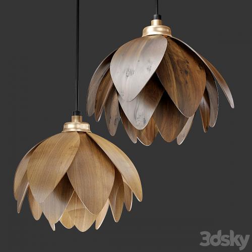 The Lotus bud pendant light