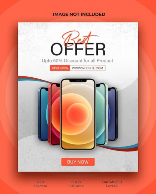 Best Offer Banner Template Free Psd