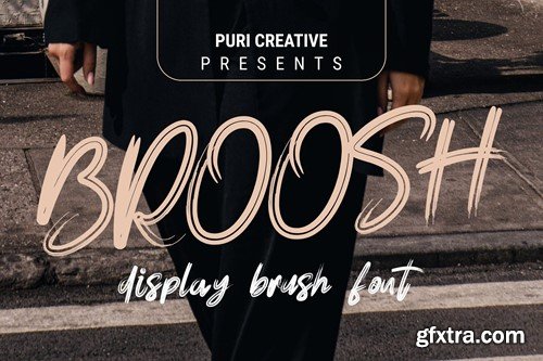 Broosh - Display Brush Font 4QB9BLN