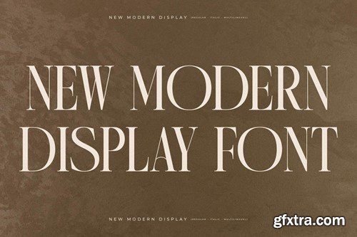 Quartens New Modern Display Font T32XQ78