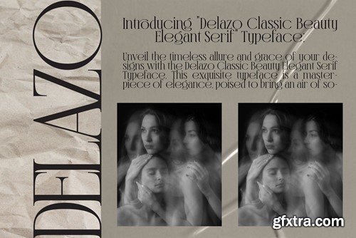 Delazo Classic Beauty Elegant Serif C63QH3Z