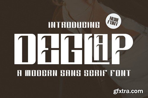 Deglap - a Modern Sans Serif Font C6KBU8T