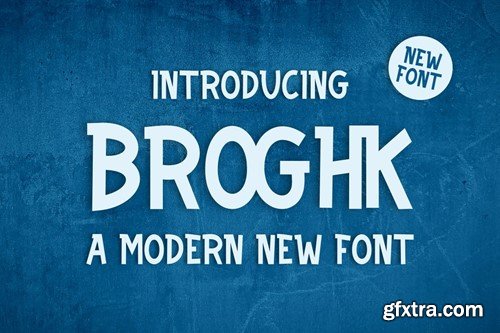 Broghk - Modern New Font C5778MC