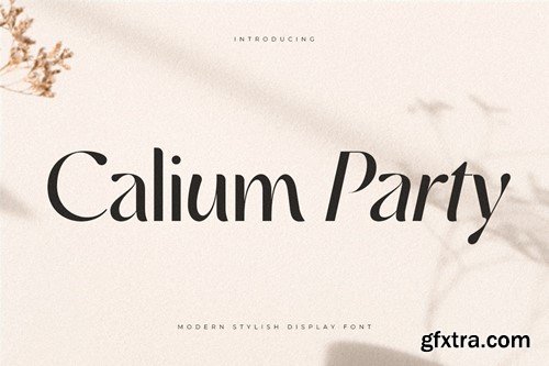 Calium Party - Royal Luxury Cinematic Font 2QPVKKM