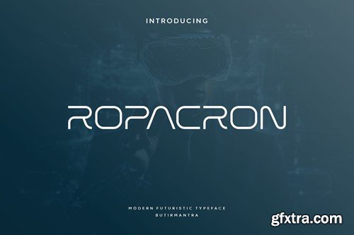 Ropacron - Modern Cyber Font W6CU9VX