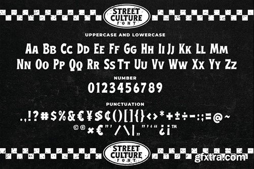 Street Culture a Rustic Serif Font SFP3GYD