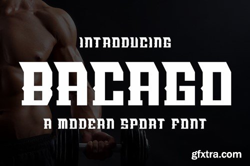 Bacago - Modern Sport Font 63J8U83