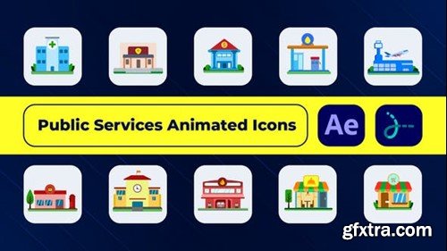 Videohive Public Services Animated Icons 49998984