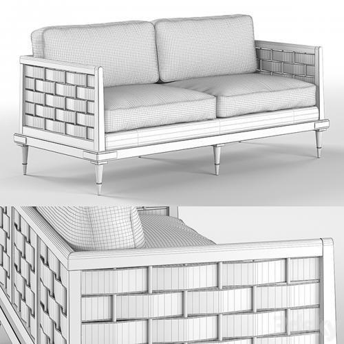 Inter-Woven Sofa by Caracole