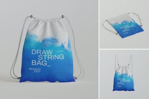 Drawstring Bag Mockup