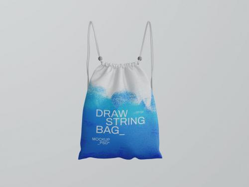 Drawstring Bag Mockup