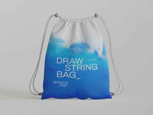 Drawstring Bag Mockup