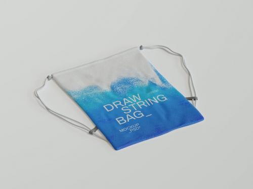 Drawstring Bag Mockup