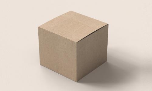 Square Box Packaging Mockup Set