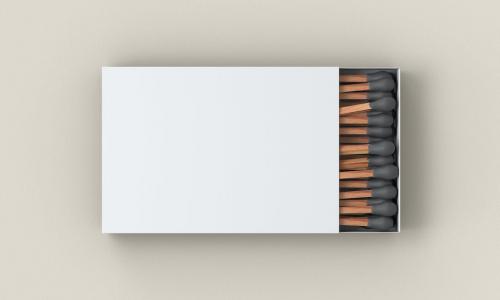 Carton Match Box Mockup Set