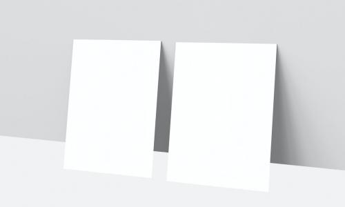 Minimal A4 Poster Mockup Set