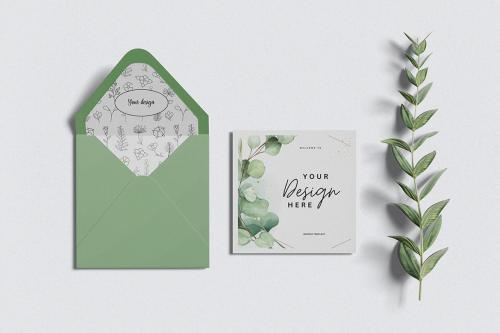 Invitation Card Mockup