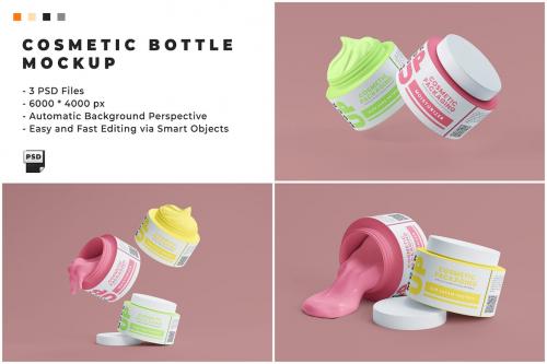 Cosmetic Bottle Mockup