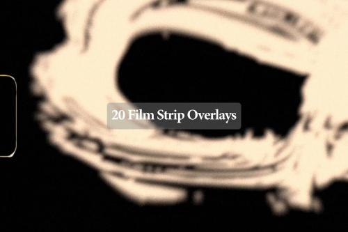 20 Film Strip Background Overlays