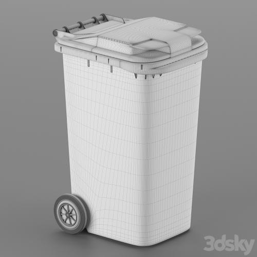 Waste bin, 240 l