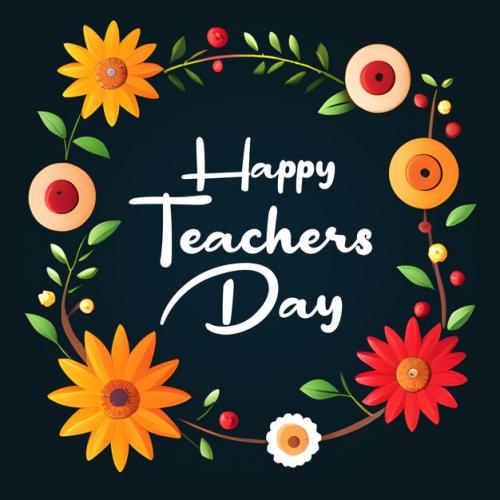 Happy Teachers Day Design