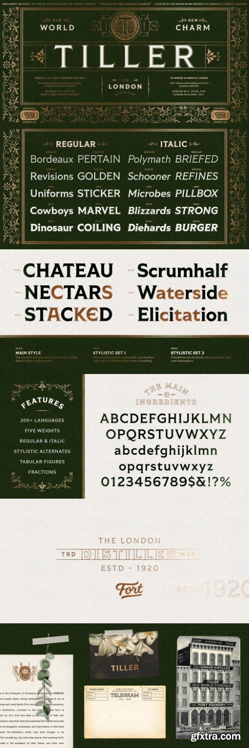 Tiller Font Family