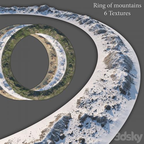 Ring of mountains + 6 Textures