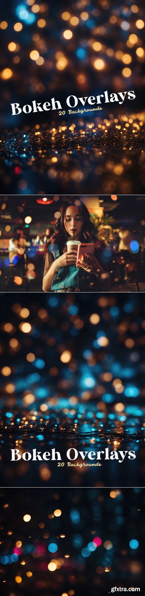 20 Bokeh Light Overlay for Photoshop