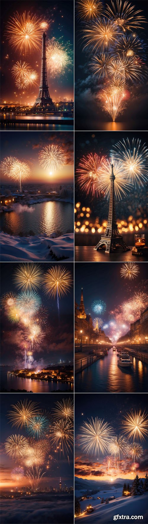 16 Abstract New Year Celebration Backgrounds